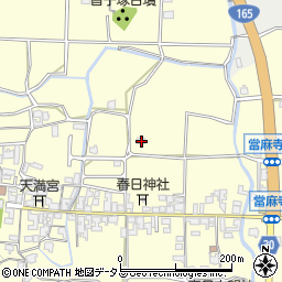奈良県葛城市當麻455-1周辺の地図