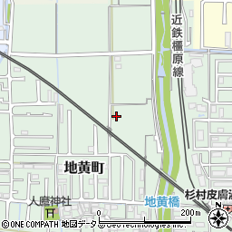 奈良県橿原市地黄町215周辺の地図