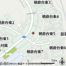 奈良県桜井市朝倉台東周辺の地図
