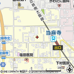奈良県葛城市當麻100周辺の地図