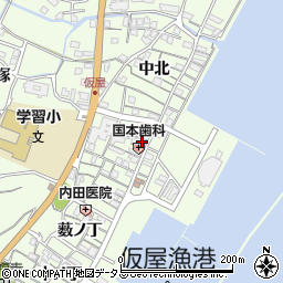 兵庫県淡路市久留麻中北2500周辺の地図