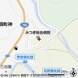 広島銀行公立みつぎ総合病院 ＡＴＭ周辺の地図