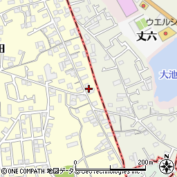 大阪府堺市中区福田93周辺の地図