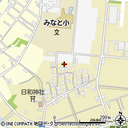 三重県伊勢市下野町周辺の地図