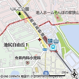 阪神調剤薬局　大阪狭山店周辺の地図