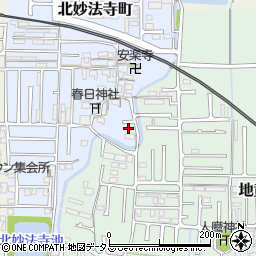 奈良県橿原市北妙法寺町186周辺の地図