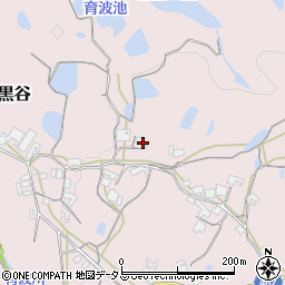 兵庫県淡路市黒谷183周辺の地図