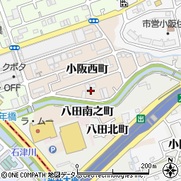 〒599-8264 大阪府堺市中区小阪西町の地図