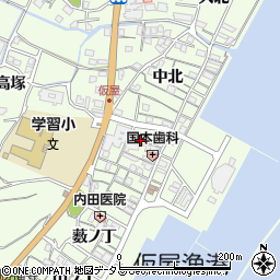 兵庫県淡路市久留麻中北2482周辺の地図