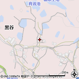 兵庫県淡路市黒谷180周辺の地図