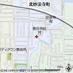 奈良県橿原市北妙法寺町200周辺の地図