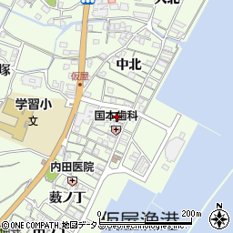 兵庫県淡路市久留麻中北2477周辺の地図