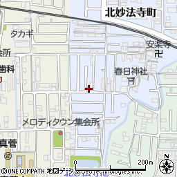奈良県橿原市北妙法寺町26-5周辺の地図