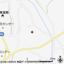 広島県三原市久井町和草612周辺の地図