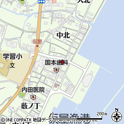 兵庫県淡路市久留麻中北2471周辺の地図
