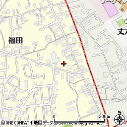 大阪府堺市中区福田283周辺の地図