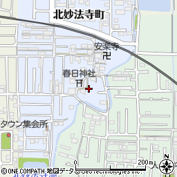 奈良県橿原市北妙法寺町190周辺の地図