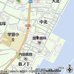 兵庫県淡路市久留麻中北2481周辺の地図
