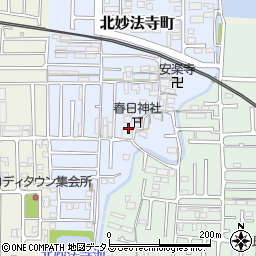 奈良県橿原市北妙法寺町199周辺の地図