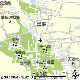 奈良県葛城市當麻836周辺の地図