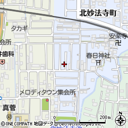 奈良県橿原市北妙法寺町26-8周辺の地図