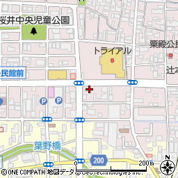 夢工房＆Ｄプラザ桜井店周辺の地図