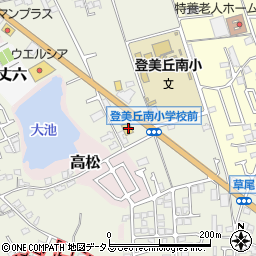 大阪府堺市東区草尾602周辺の地図