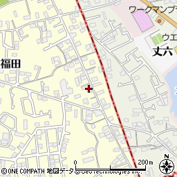 大阪府堺市中区福田280周辺の地図
