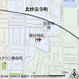 奈良県橿原市北妙法寺町191周辺の地図