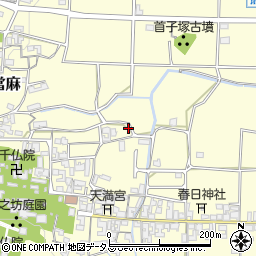 奈良県葛城市當麻798-1周辺の地図