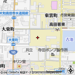 奈良県大和高田市東雲町5周辺の地図