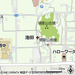 奈良県大和高田市池田387周辺の地図