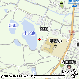 兵庫県淡路市久留麻高塚2540周辺の地図