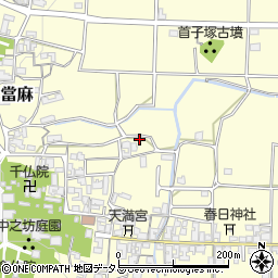 奈良県葛城市當麻周辺の地図