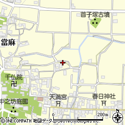 奈良県葛城市當麻周辺の地図