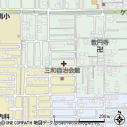 奈良県橿原市常盤町41-4周辺の地図