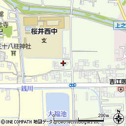 奈良県桜井市東新堂118周辺の地図