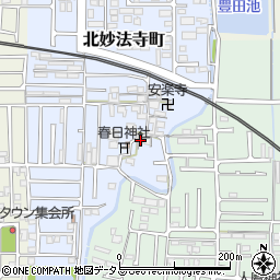 奈良県橿原市北妙法寺町188周辺の地図