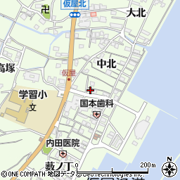 兵庫県淡路市久留麻中北2452周辺の地図