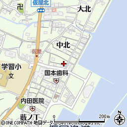 兵庫県淡路市久留麻中北2443周辺の地図