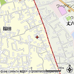 大阪府堺市中区福田312周辺の地図