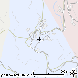 奈良県桜井市岩坂周辺の地図