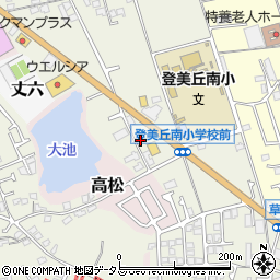 大阪府堺市東区草尾604周辺の地図