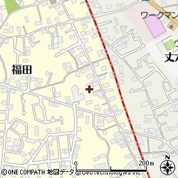 大阪府堺市中区福田311周辺の地図