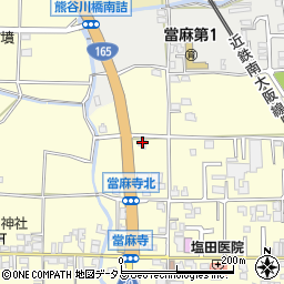 奈良県葛城市當麻405周辺の地図