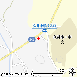 広島県三原市久井町和草2814周辺の地図