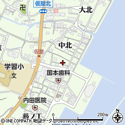 兵庫県淡路市久留麻中北2442周辺の地図