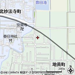 奈良県橿原市地黄町131-13周辺の地図