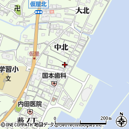 兵庫県淡路市久留麻中北2422-2周辺の地図