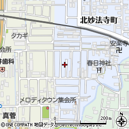 奈良県橿原市北妙法寺町26-15周辺の地図